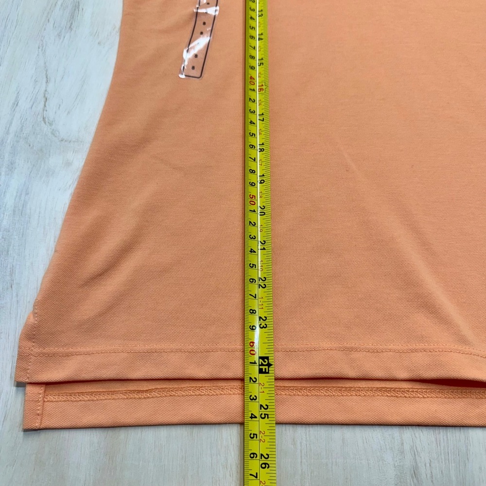 NEW Walter Hagen Clubhouse Womens Small Fresh Orange SS Classic Polo Golf Shirt - Picture 8 of 8